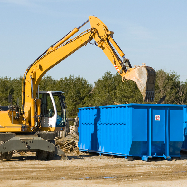 what are the rental fees for a residential dumpster in East Bethany New York